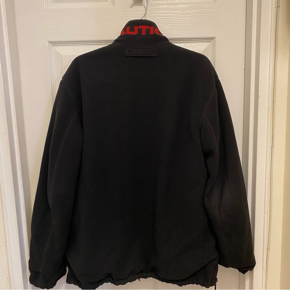 Nautica Men’s Red Black Gray Winter Performance Jacket Reversible XL Zipper - Picture 10 of 16